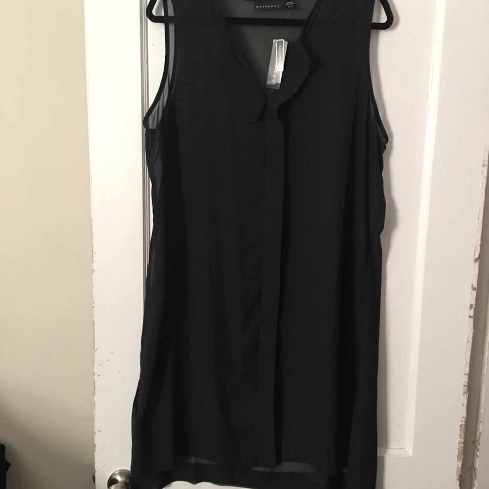 NWT! Sheer black dress